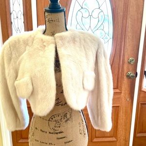 Genuine mink jacket by Bill Blass